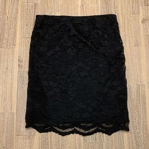 ASOS Black Lace Mini Skirt Size 2